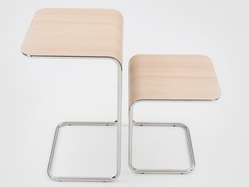 FARALLON - Metal and Dinoc rectangular coffee table by Danese Milano - view 2